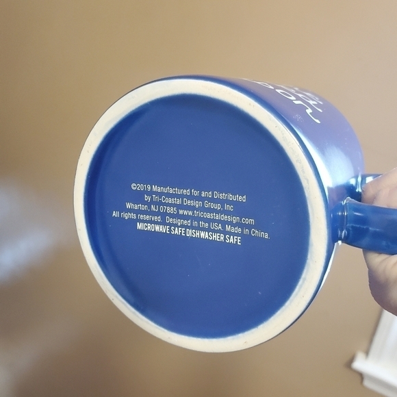 Tis the Beard Season Blue Jumbo Mug 28 oz. - Picture 2 of 6